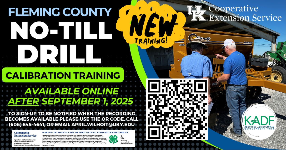 No-Till Drill Calibration Training - Online - 081225 photo