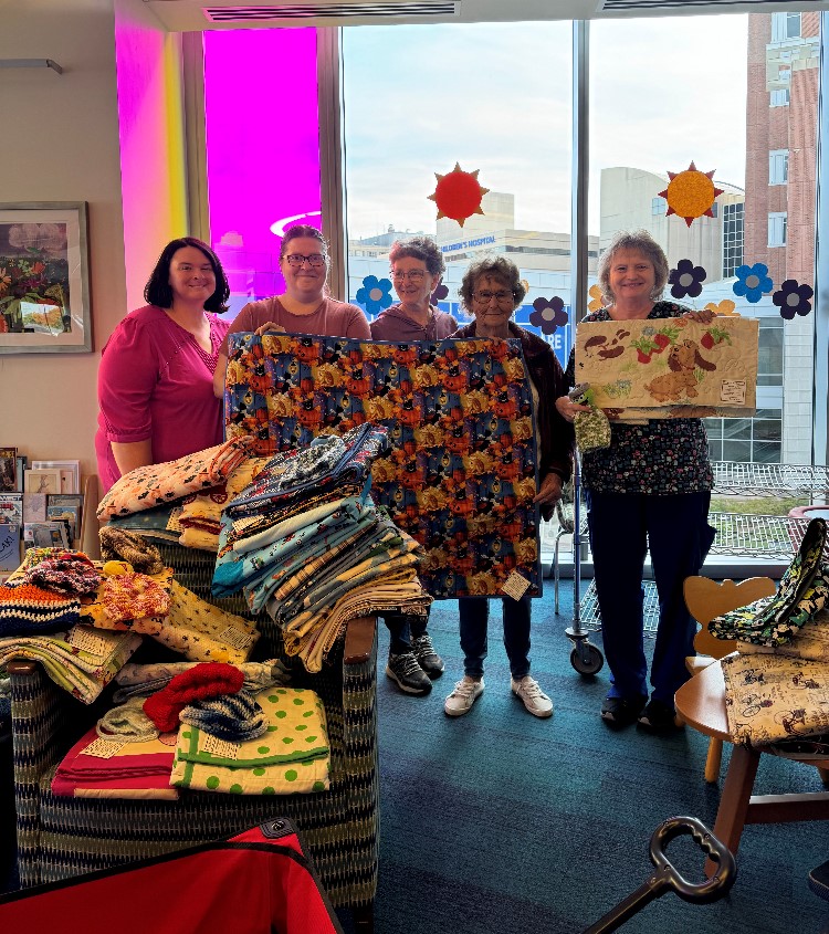 Shriners Hm Donation Trip - 50 Baby Quilts - 090324 photo