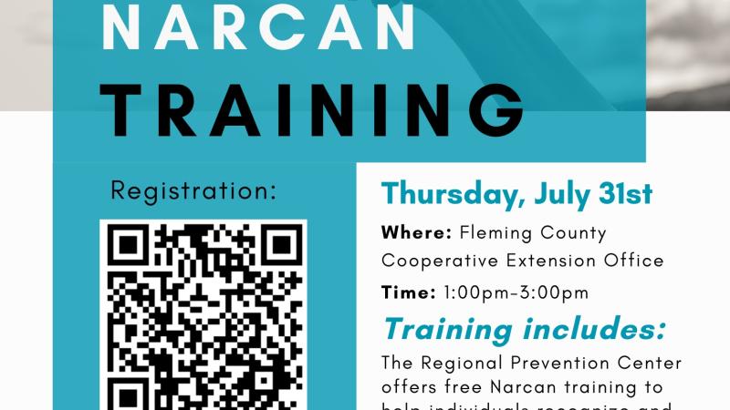 Narcan Training flyer photo