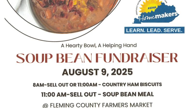 Soup Bean Fundraiser Flyer