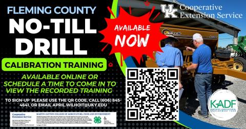 No-Till Drill - Online calibration training recording available now